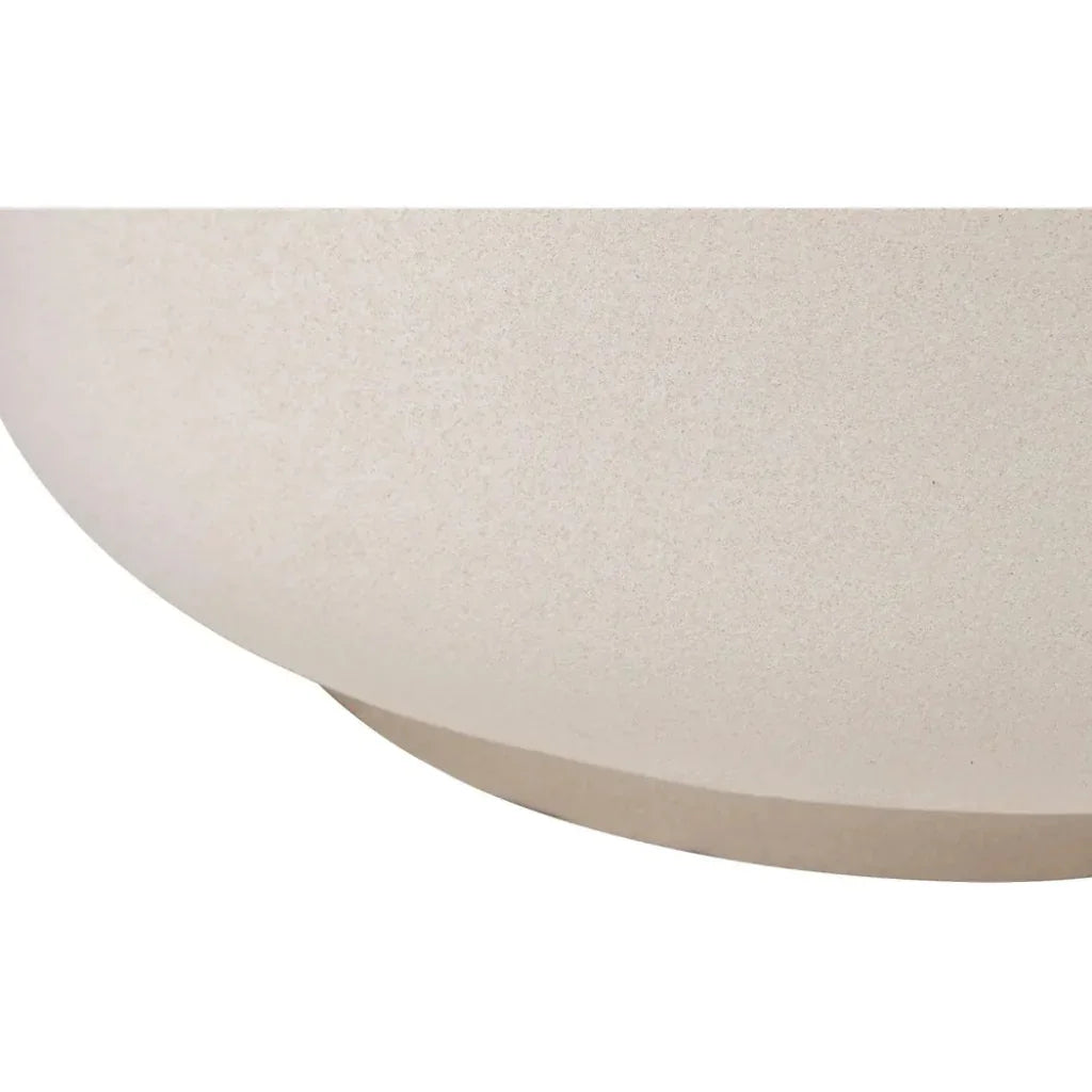 Serenity Grazed Side Table Ceramic Outdoor Accent Table