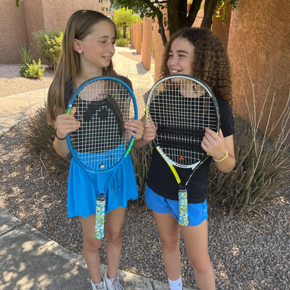 Shark Tennis Overgrip Tape and Matching Shock Absorbing Dampener for Tennis Racket