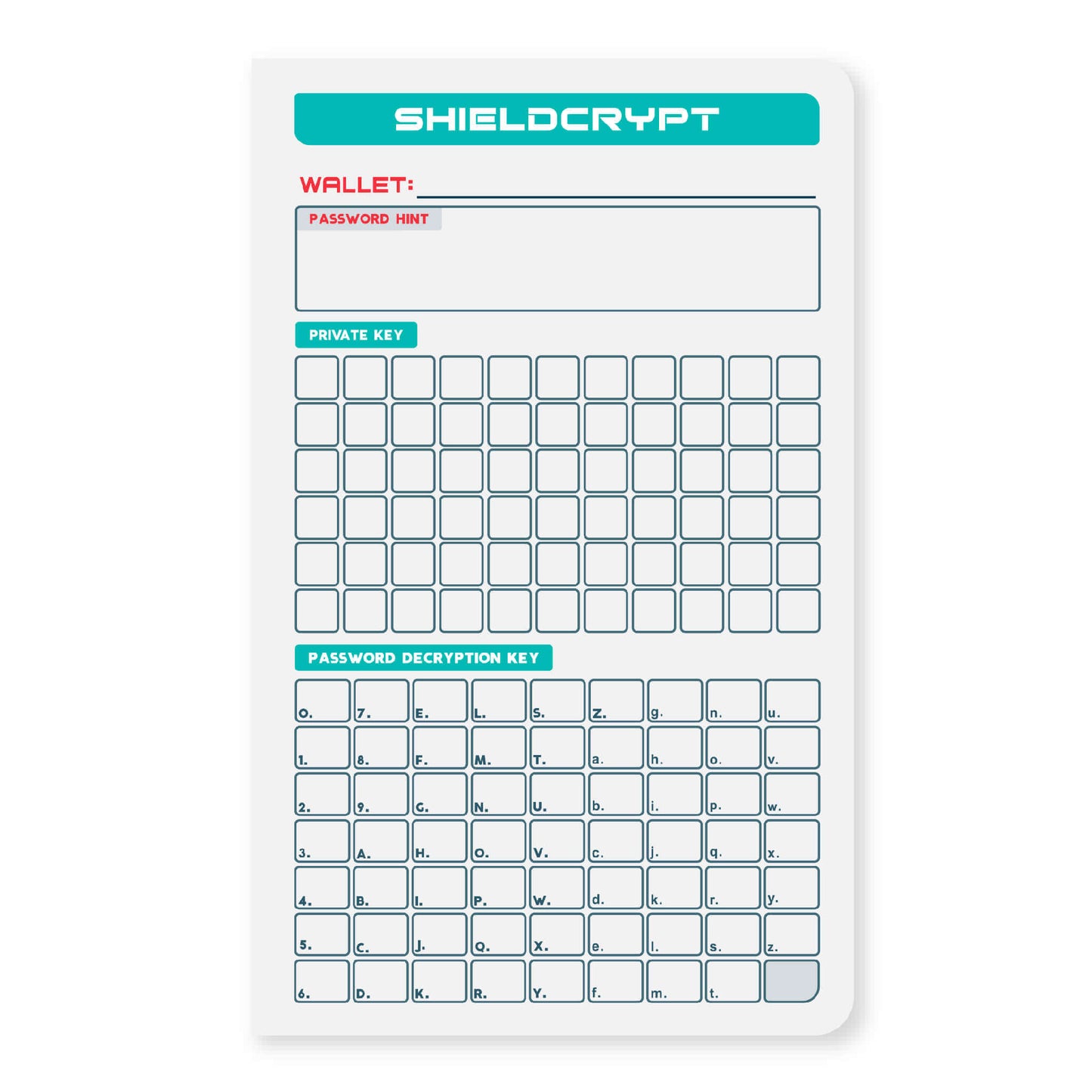 Stonebook® 5-Pack - Bulk Seed Phrase Storage Notebooks (Gifting Edition)