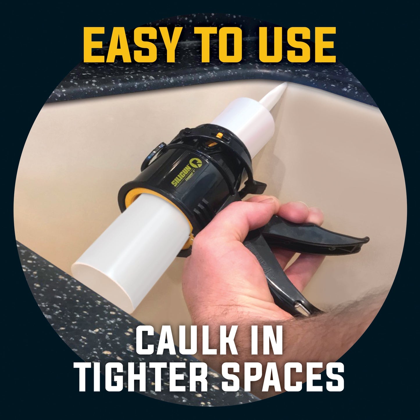 SILIGUN™ Classic Compact 4" Caulking Gun - Scarper Kit