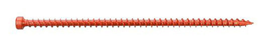 0.152 x 6 Simpson Strong-Drive® SDWC Truss Wood Screw Clear Zinc w/ Orange Topcoat - Pack (50)