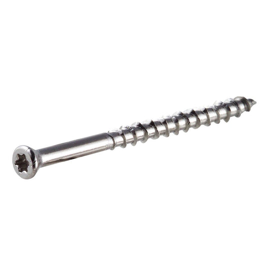 #9 x 4 Simpson Trim Head Deck-Drive™ DWP WOOD Screw 305 Stainless Steel (T20) - Box (5 lb.- 305)