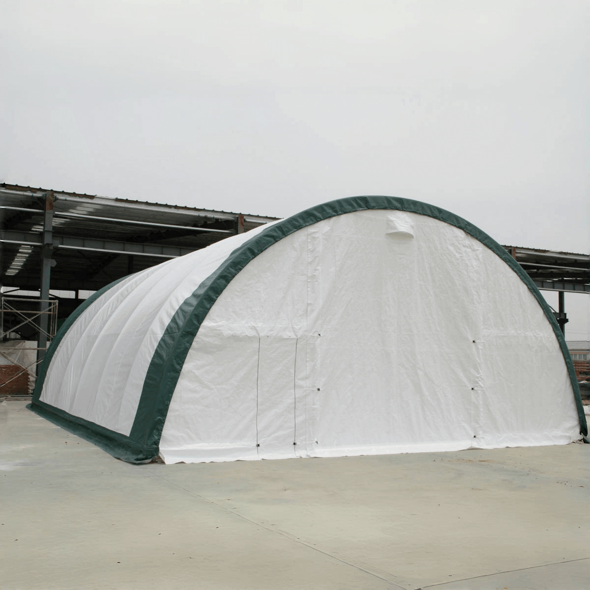 W30'xL65'xH15' Single Truss Arch Storage Shelter