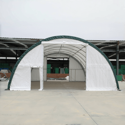 W30'xL65'xH15' Single Truss Arch Storage Shelter