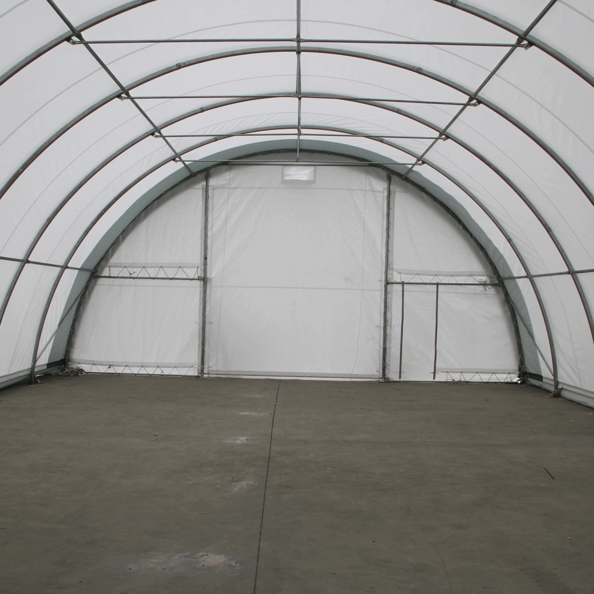 W30'xL65'xH15' Single Truss Arch Storage Shelter