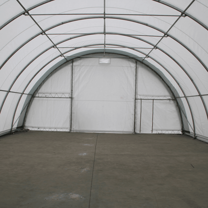 W30'xL65'xH15' Single Truss Arch Storage Shelter