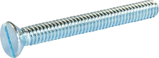6-32 x 3 Slotted Flat Machine Screw Zinc Plated