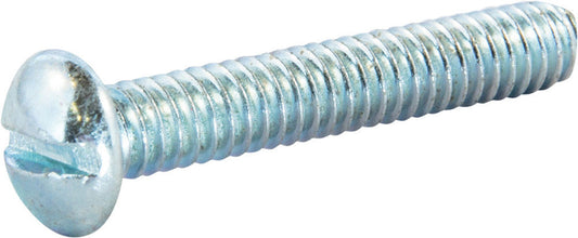 6-32 x 2 1/4 Slotted Round Machine Screw Zinc Plated