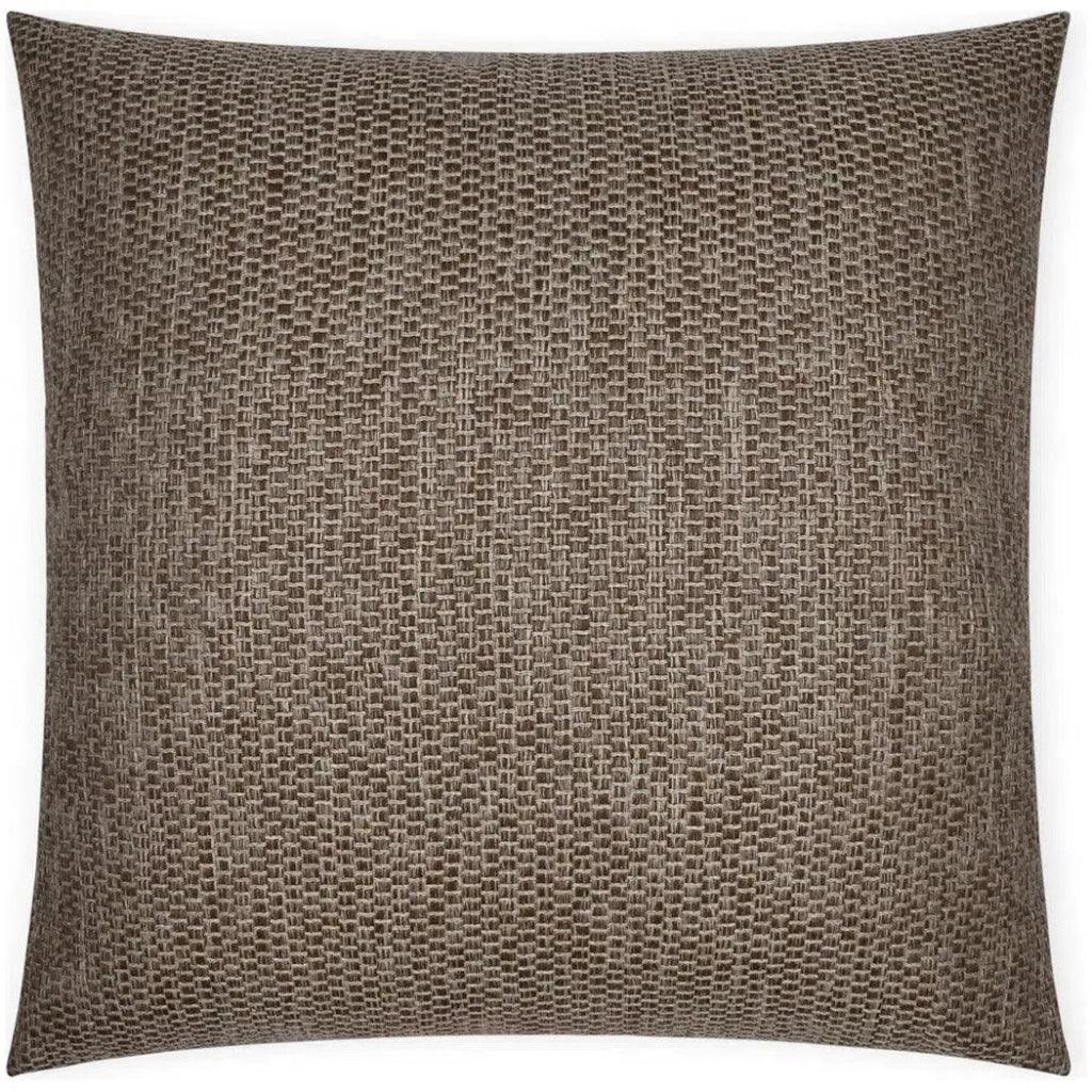 Smoothie Mocha Solid Brown Large Throw Pillow Insert