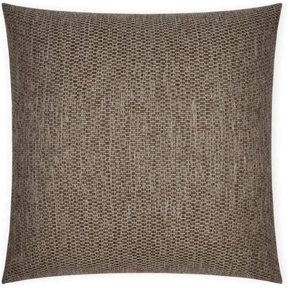 Smoothie Mocha Solid Brown Large Throw Pillow Insert