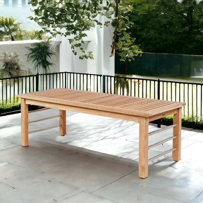 SoHo Teak Rectangular Outdoor Coffee Table