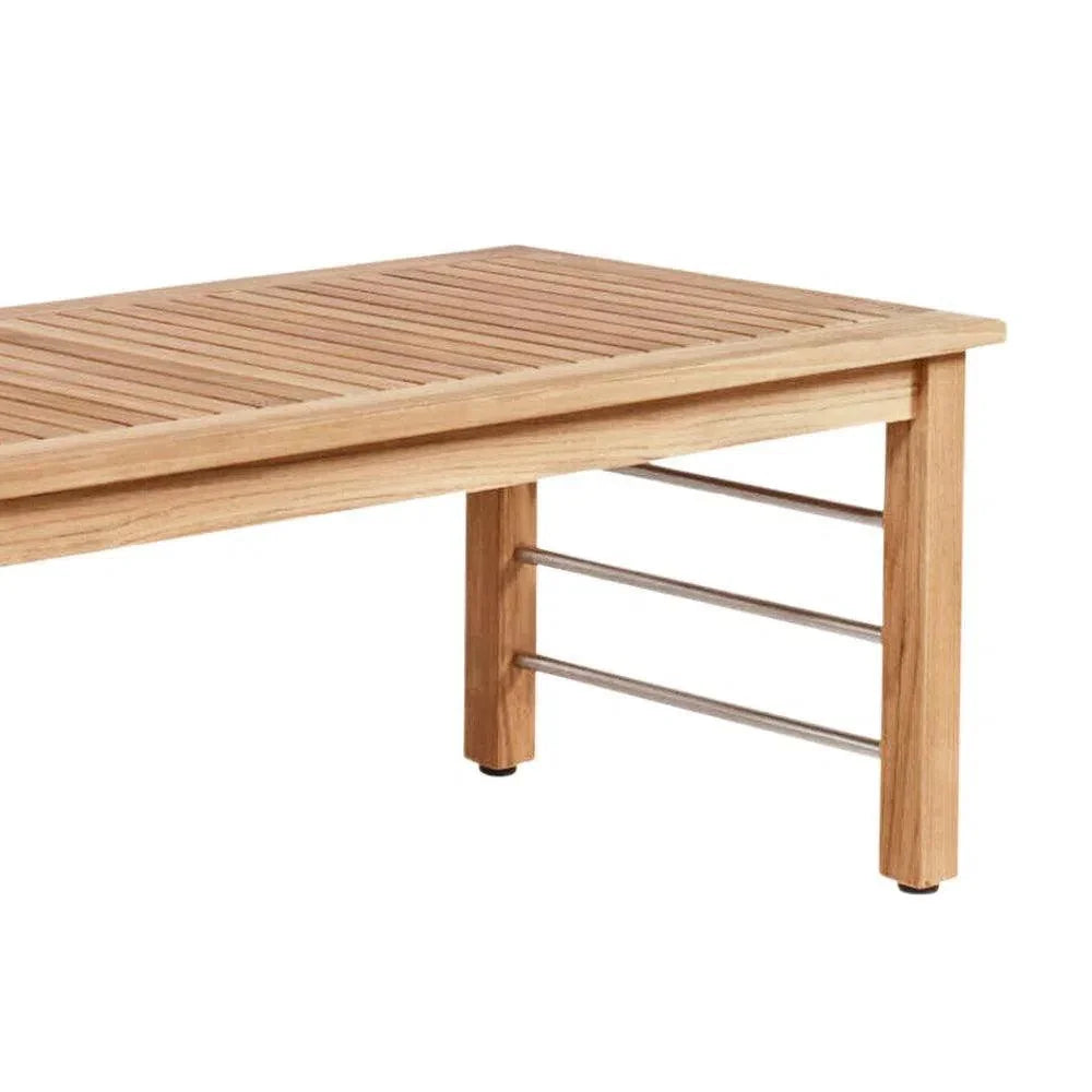 SoHo Teak Rectangular Outdoor Coffee Table