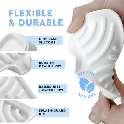 Silicone Soap & Sponge Tray