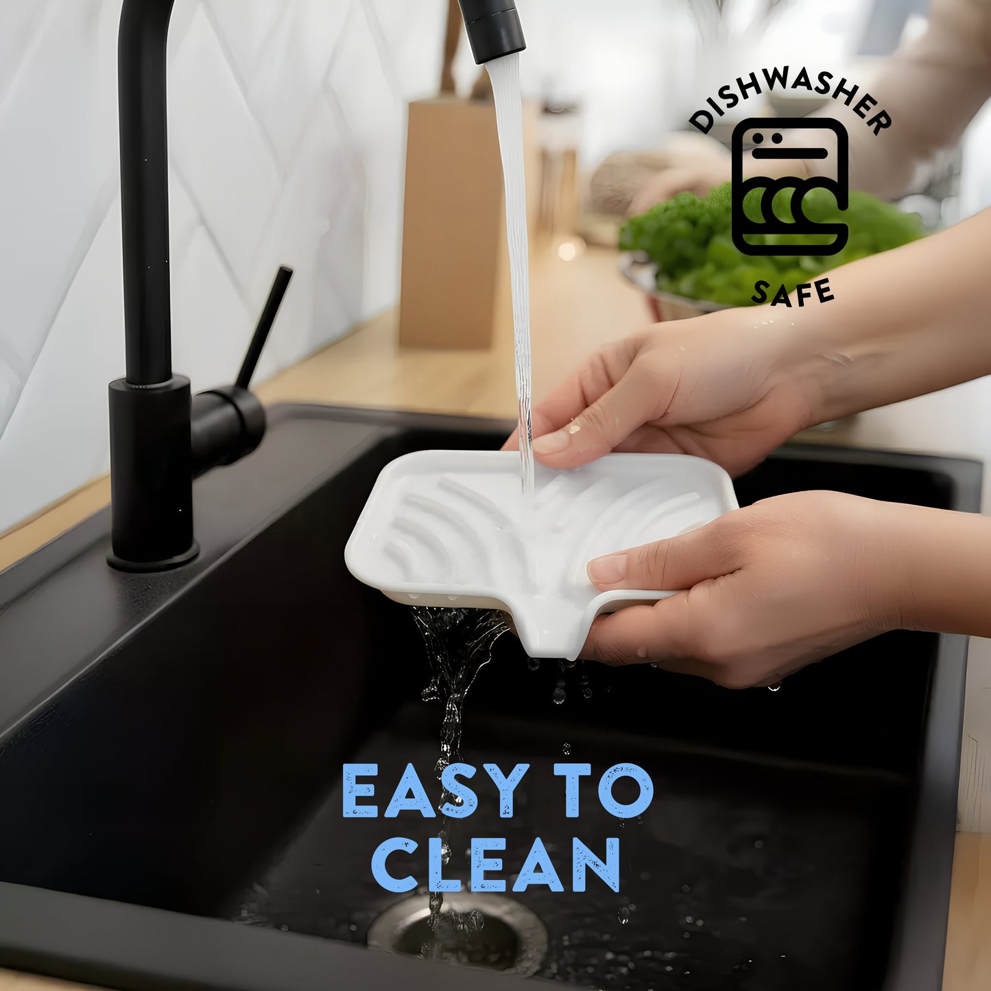 Silicone Soap & Sponge Tray