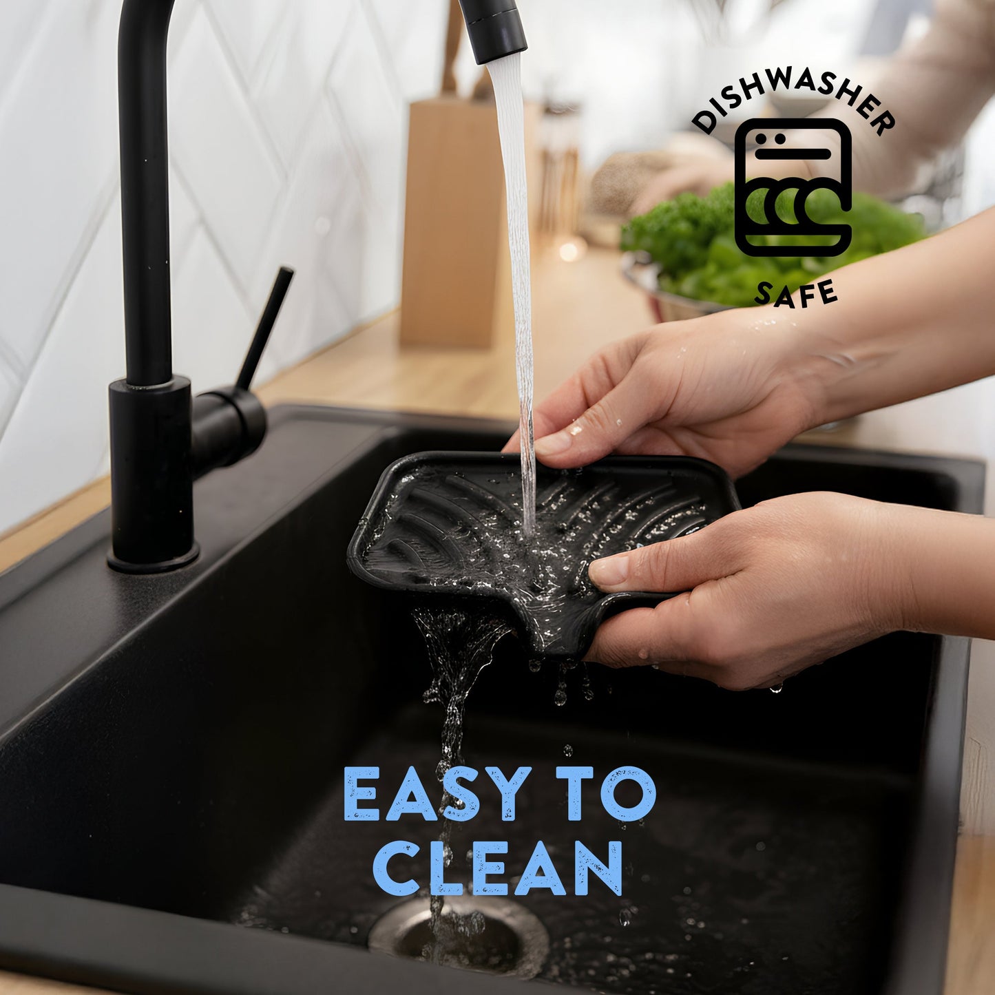 Silicone Soap & Sponge Tray
