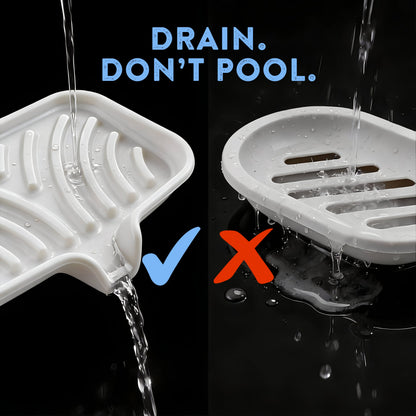 Silicone Soap & Sponge Tray