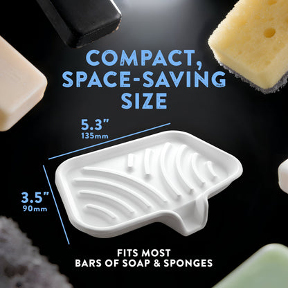 Silicone Soap & Sponge Tray