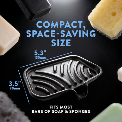 Silicone Soap & Sponge Tray