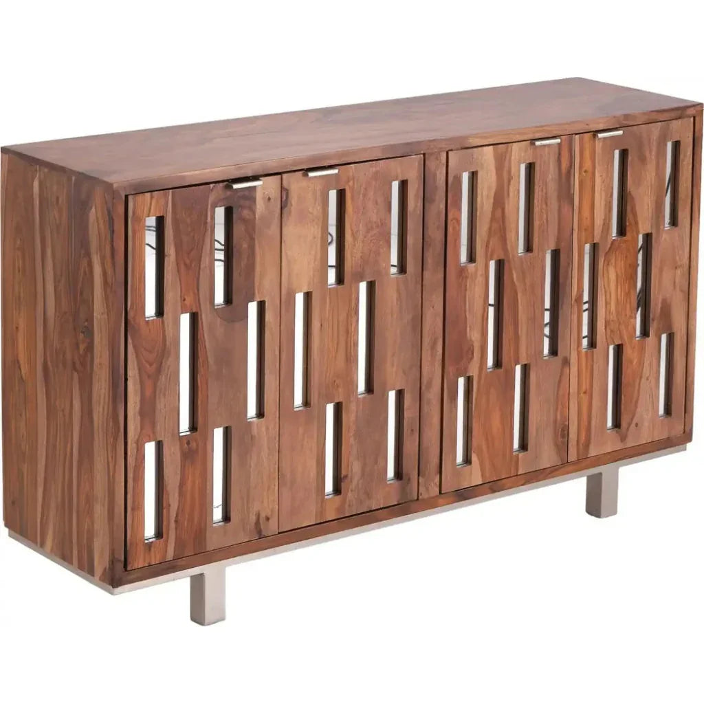 Solandor Four Doors Wood Sideboard
