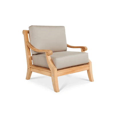 Sonoma Teak Patio Deep Sofa Set with Sunbrella Cushions 4PC