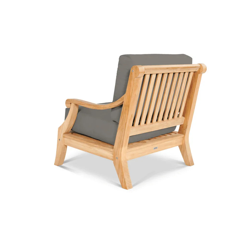 Sonoma Teak Patio Deep Sofa Set with Sunbrella Cushions 4PC