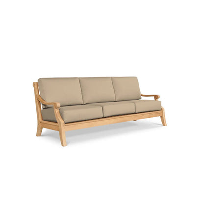 Sonoma Teak Patio Deep Sofa Set with Sunbrella Cushions 4PC