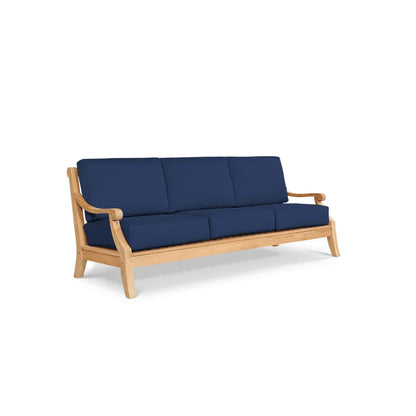 Sonoma Teak Patio Deep Sofa Set with Sunbrella Cushions 4PC