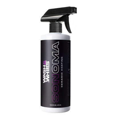 WASH&WHIPS MotoPro Motorcycle Detailing Kit - Bug Remover, Leather Care, Ceramic Spray