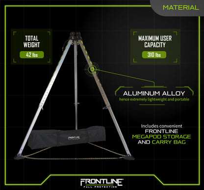 Frontline TAN07 MEGApod 7' Aluminum Tripod