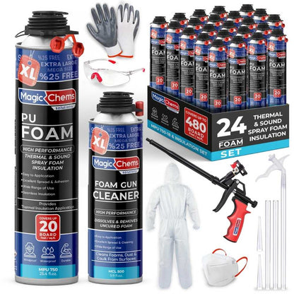 Spray Foam Insulation Kit - 25.4 oz