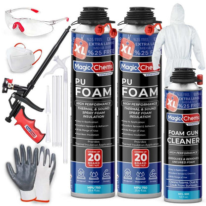Spray Foam Insulation Kit - 25.4 oz