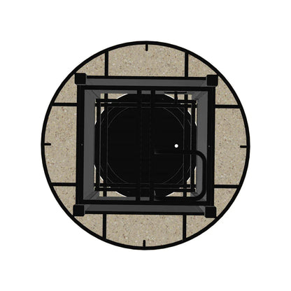 54" Round Propane or Natural Gas Fire Table