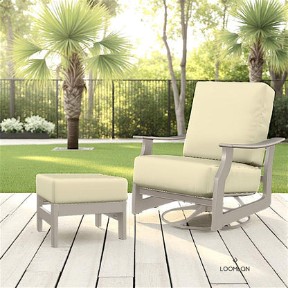 St. Catherine Cushion Deep Seat Swivel Outdoor Rocker