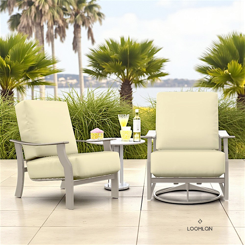 St. Catherine Cushion Deep Seat Swivel Outdoor Rocker