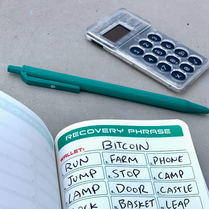 Stonebook® Crypto Seed Phrase Notebook