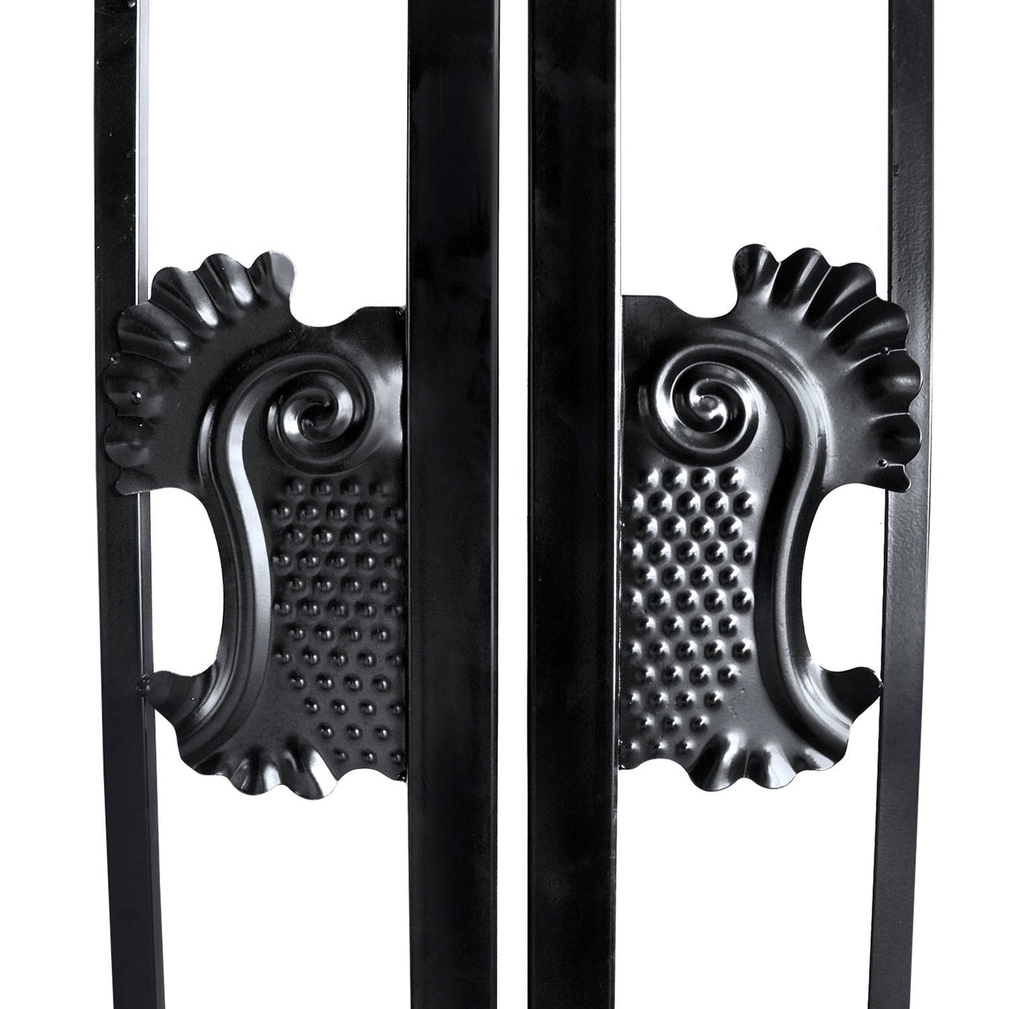 18x8 ft Steel Dual Swing Driveway Gate