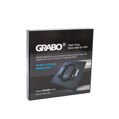 GRABO HighFlow Suction Plate 400, 16x16in, 242 lb