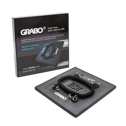 GRABO HighFlow Suction Plate 400, 16x16in, 242 lb