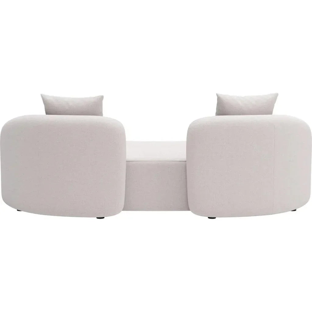 Sunny Isles Beige Loveseat