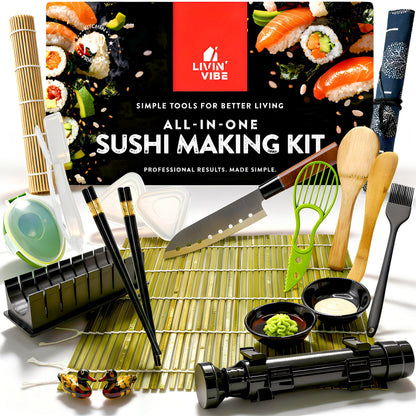 Sushi Making Kit –  DIY Sushi Set with Sushi Bazooka