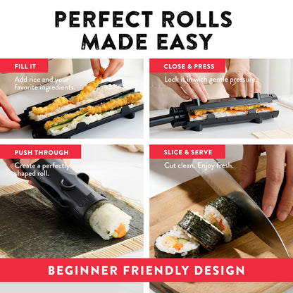 Sushi Making Kit –  DIY Sushi Set with Sushi Bazooka