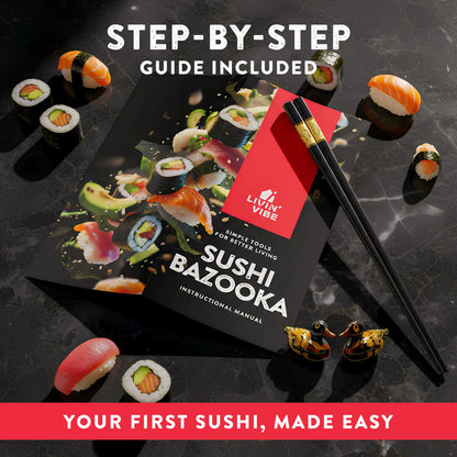 Sushi Making Kit –  DIY Sushi Set with Sushi Bazooka