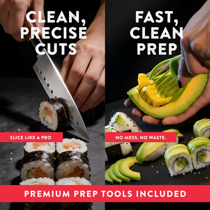 Sushi Making Kit –  DIY Sushi Set with Sushi Bazooka