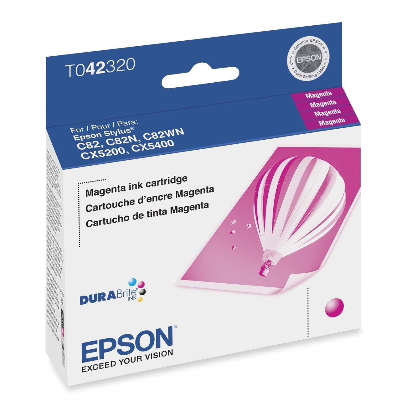 New, Pre-Owned - Epson T042 Magenta Ink Cartridge, T042320