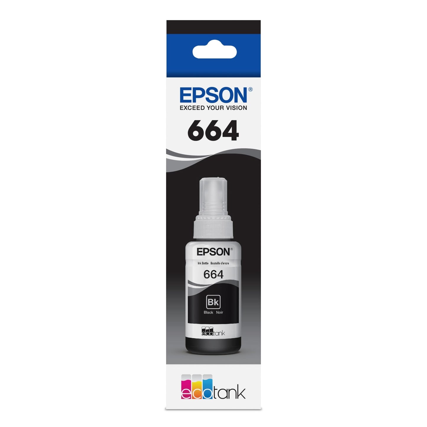 New, Pre-Owned - Epson (664) Ultra High-Yield Black Ink Bottle, T664120-S