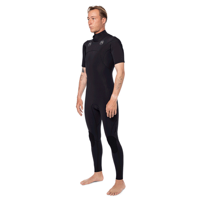 WHS TACTICAL 2MM SHORT SLEEVE FULL BACK-ZIP