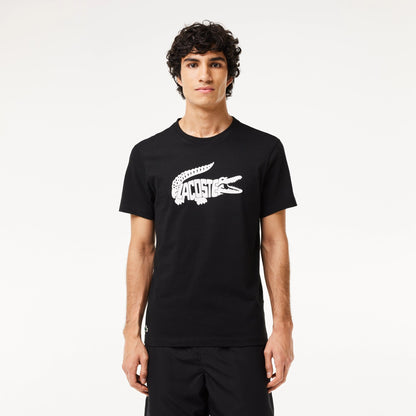 Lacoste Men's Sport Ultra-Dry Croc Print T-Shirt