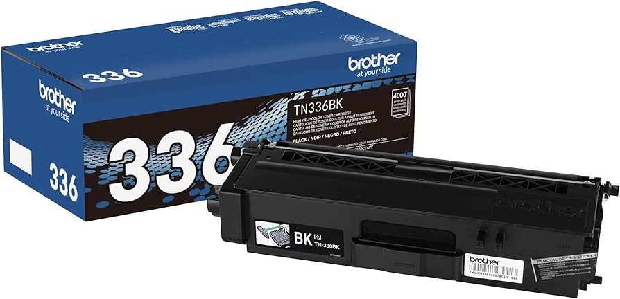 New, Pre-Owned - Brother TN-336BK High Yield Black Toner Cartridge