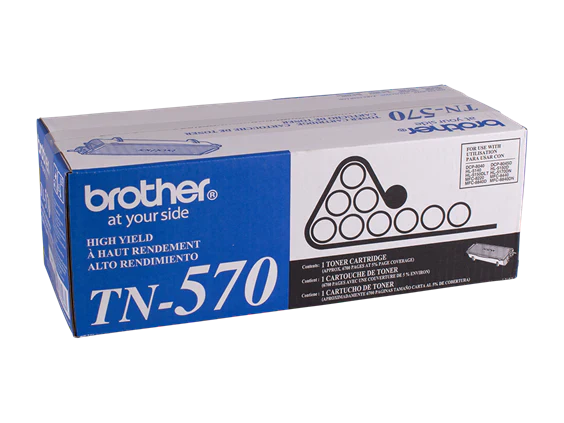New, Pre-Owned - Brother TN-570 High Yield Black Toner Cartridges
