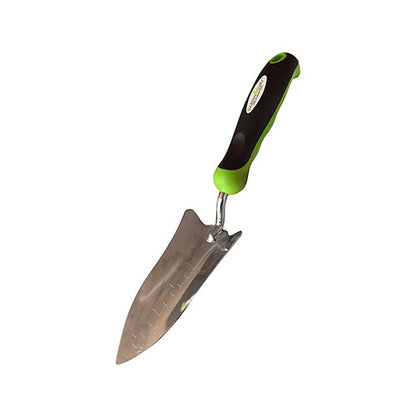 Stainless Steel 3pc Gardening Tool Set (Includes Trowel Transplanter Cultivator)